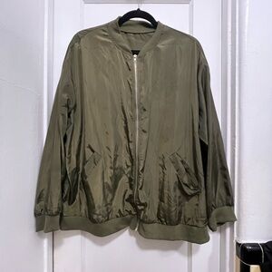 SHEIN Curve Khaki Jacket